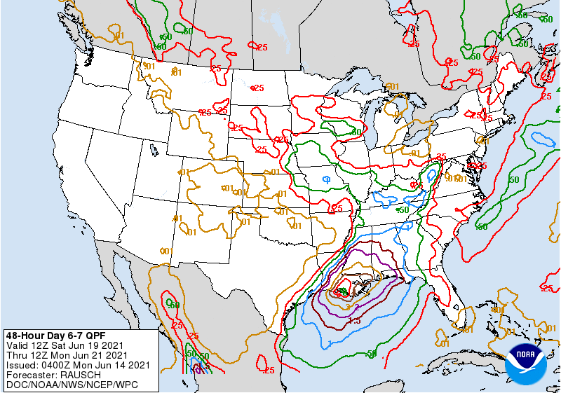 48-Hour Day 6-7 QPF
